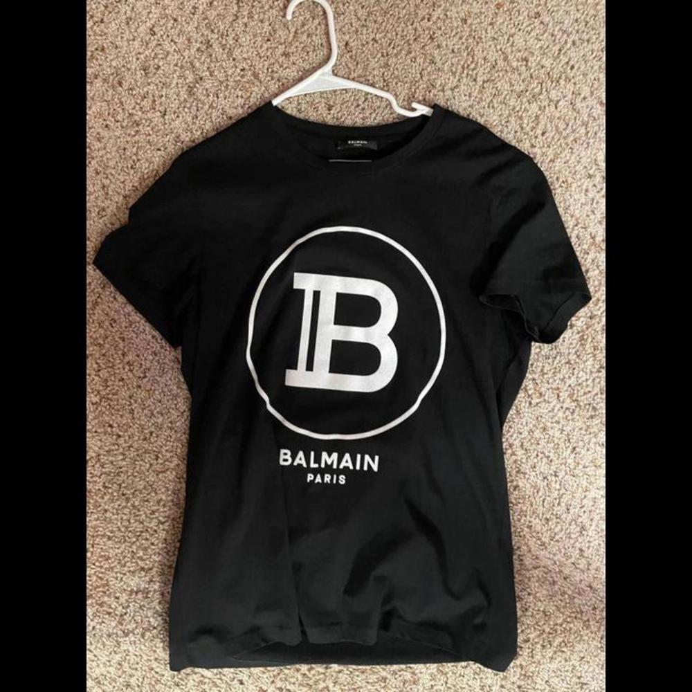 Men Balmain Black Shirt